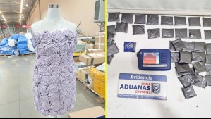 Insólito hallazgo en el aeropuerto: Descubren vestido con cocaína oculta con destino a Australia