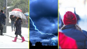 Declaran Alerta Amarilla en la Región Metropolitana: Nieve, frío y probables tormentas eléctricas en Santiago