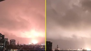 Sistema frontal: Tormentas eléctricas se hacen presente en Santiago en medio de las lluvias