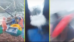 Video muestra minutos previos al naufragio de lancha con cuatro tripulantes en Magallanes