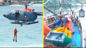 Pescador rescatado tras naufragio en Magallanes: Dijo conocer ubicación de dos de sus compañeros desaparecidos