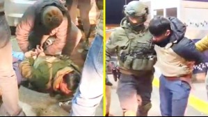 Video muestra momento en que son detenidos los tres reos que se habían fugado desde la cárcel de Valparaíso