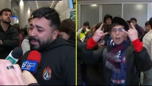 Llega a Chile nuevo grupo de hinchas de la U: Todavía quedan algunos en Argentina