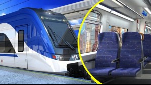 Alcanzarán hasta 140 km/h: Así serán los trenes del servicio Santiago-Batuco