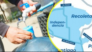 Megacorte de agua en seis comunas de la RM: Revisa el mapa que muestra el perímetro afectado