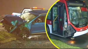 Conductor permanece grave tras chocar micro en La Pintana: Otras dos personas resultaron heridas