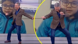 ¡Los pasos prohibidos! Jaime Leyton se luce bailando 'Arremángala, arrempújala' en pleno noticiero