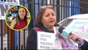 Tía de Makarena Riveros tras captura de sospechoso del asesinato: 'No vamos a descansar hasta que tenga cadena perpetua'