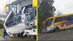 Dos muertos deja colisión entre un bus y una camioneta en Ancud: Hay al menos 20 heridos