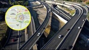 Formará parte del anillo vial exterior de Santiago: Conoce el diseño de la nueva Autopista Orbital Norponiente
