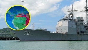 Mapa muestra el despliegue militar de EEUU y Venezuela: Maduro acusa que 1.800 misiles apuntan a su territorio