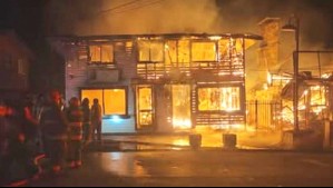 Tragedia en Los Ríos: Adulto mayor muere tras voraz incendio en una vivienda de Panguipulli