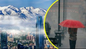 Lluvias regresan a la zona central: ¿Cuándo llegará el sistema frontal a la Región Metropolitana?