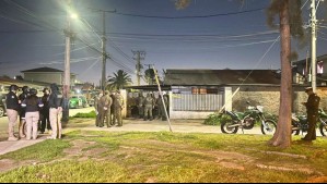 Carabineros dispara y mata a hombre que lo amenazó con arma de fuego en San Ramón