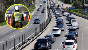 Se mantiene alto flujo vehicular: Túnel Lo Prado hacia Santiago es habilitado tras accidente en Ruta 68