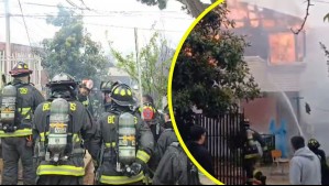 Evacúan colegio tras incendio que dejó al menos dos casas afectadas en Viña del Mar