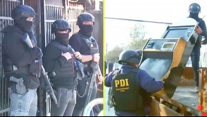 Megaoperativo en tres regiones, incluida la RM: Desbaratan red criminal ligada a casinos clandestinos y al robo de containers