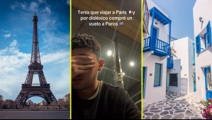 'Por disléxico': Joven tenía que viajar a París, pero compró un pasaje a Paros