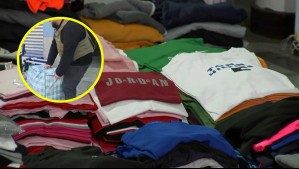 Incautan más de 5 mil prendas falsificadas en el barrio Meiggs: Avalúo alcanza los $40 millones