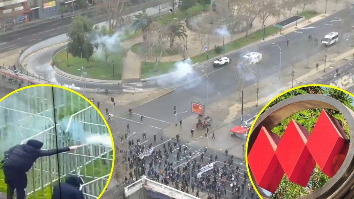 Romería al Cementerio General: Se producen incidentes en distintos puntos de la marcha y Metro cierra tres estaciones