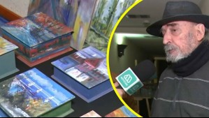 Pintor vive con miles de cuadros en su casa: Pide ayuda para vender sus obras y poder mejorar su calidad de vida