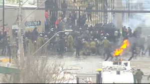 Marcha por conmemoración del 11 de septiembre: Carabineros informa 17 detenidos e incidentes se concentran en Cementerio General