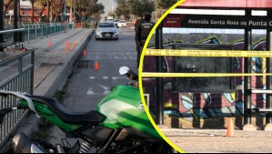 Asaltante balea a dos personas en paradero de buses de Puente Alto