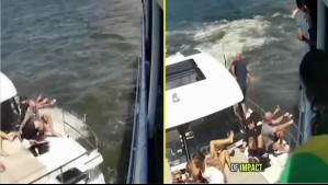 Impactante choque entre yate y barco de fiesta deja varios heridos y causa caos en Nueva York
