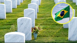 Impacto en Brasil: Encuentran cadáver sentado sobre una tumba en un cementerio