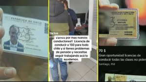 Denuncian venta ilegal de licencias de conducir usando imagen del ministro de Transportes: Cobran hasta 200 mil pesos