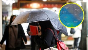 'Escote de la muerte': Pronostican temporal de 3 días en el sur y anticipan si la lluvia llegará o no a Santiago