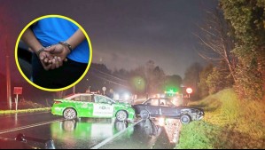 Conductor atropella a carabinero y huye en auto robado en Puerto Varas: Fue detenido tras chocar con patrulla