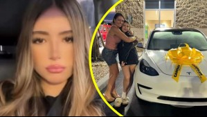 Isidora Ríos habla sobre el Tesla que le regaló Paula Pavic: 'Sé lo mucho que trabaja para darnos lo que queremos'