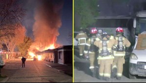 Incendio de gran magnitud consume dependencias de la Municipalidad de Cerro Navia