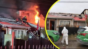 Incendio deja una mujer fallecida y a su pareja en estado grave en Punta Arenas