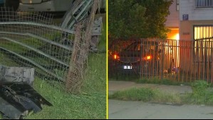 Conductor en estado de ebriedad y sin licencia choca casa en Quilicura