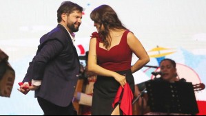 Con pie de cueca junto a su pareja: Así inauguró el Presidente Boric las fondas del Parque O'Higgins