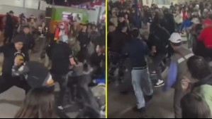 A solo horas de ser inauguradas: Video muestra masiva riña entre menores de edad en las 'Ramadas Populares' de Calama