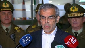 'Fue una acción homicida': Ministro Cordero tras ataque a carabinero que se mantiene en 'extrema gravedad'