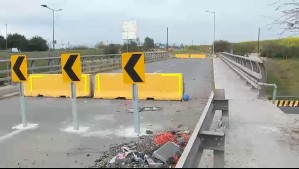 'Un año sin la alternativa': Vecinos de Pudahuel denuncian corte de caletera que obliga a pagar tag en Américo Vespucio