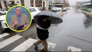 Experto por sistema frontal de esta tarde en la zona centro-sur y central: 'Va a dejar entre 8 y 10 milímetros'