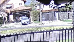 Registran violento robo a familia de Peñalolén: Vecinos denuncian 'seguidilla' de asaltos