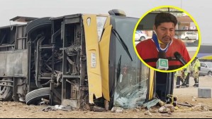 'Como si no supiera manejar': Pasajeros de bus que volcó en Copiapó denuncian malas maniobras de chofer que dio positivo a droga