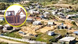 Pobladores se resisten a abandonar toma ante inminente demolición: Terreno sería devuelto a familia de dueño que fue asesinado