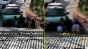 'Váyanse a su casa': Fiscalía revela diálogo de Carabinero con hombre que lo agredió con adoquín en fiscalización en Las Condes
