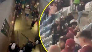 Caos en el Maracaná: Enfrentamiento entre hinchas y policías obligó a retrasar el partido entre Lanús y Fluminense