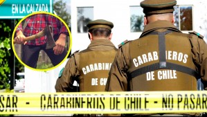 Carabineros dispara a hombre que los amenazó con un hacha en la vía pública de La Serena