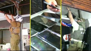 Operativo en Barrio Franklin: Encuentran droga y gran cantidad de celulares robados en el entretecho del Persa Bío Bío
