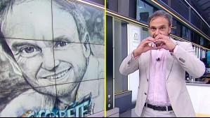 ¡Quedó igual! Rodrigo Sepúlveda reaccionó en pleno Meganoticias Alerta a retrato dibujado que le hizo un artista