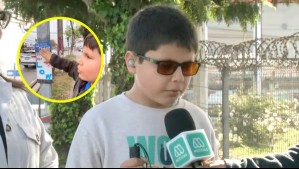 'Que respeten los derechos': Niño con discapacidad visual denuncia vandalización de señalética en braille y se llena de elogios